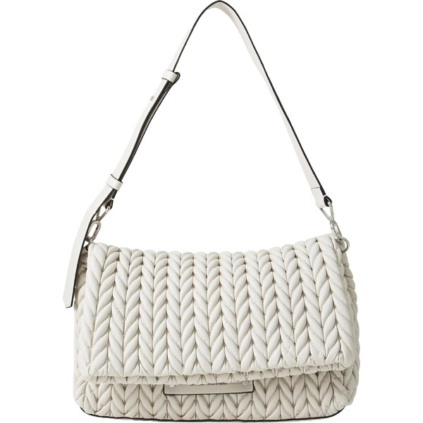 Karl Lagerfeld Kabelka na rameno WEAVE sivá 62073873