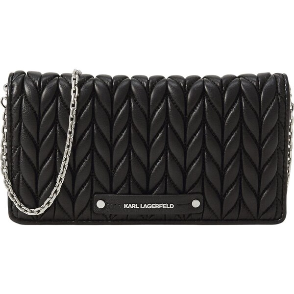 Karl Lagerfeld Kabelka na rameno WEAVE čierna 62240193