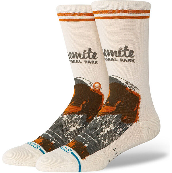 Stance Yosemite Np Crew 5,5-8-(M) - Unisex - Ponožky Stance - Hnedé - 66361894