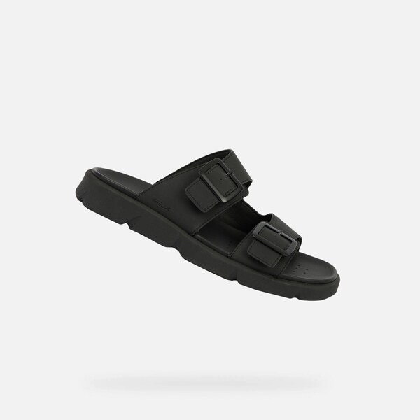 Black Mens Sandals Geox Xand 2S - Mens 65782083