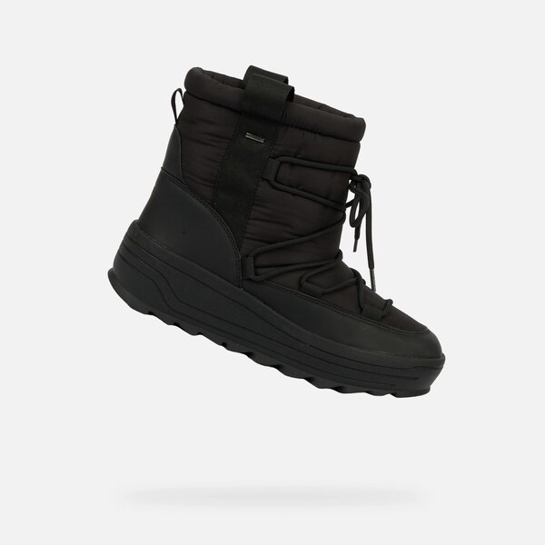 Geox Milleiny B ABX Black Womens Ankle Boots - Womens 65782144