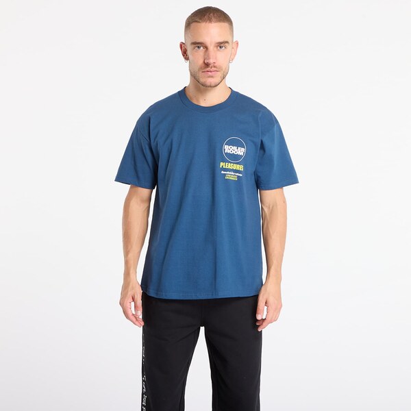 Tričko PLEASURES Turntable T-Shirt Blue M 65782264