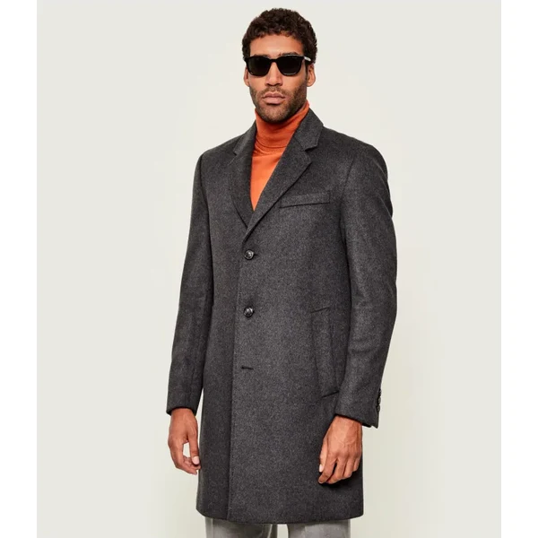 BOSS BLACK Vlnený kabát H-Hyde-254 | s prímesou kašmíru 65784239