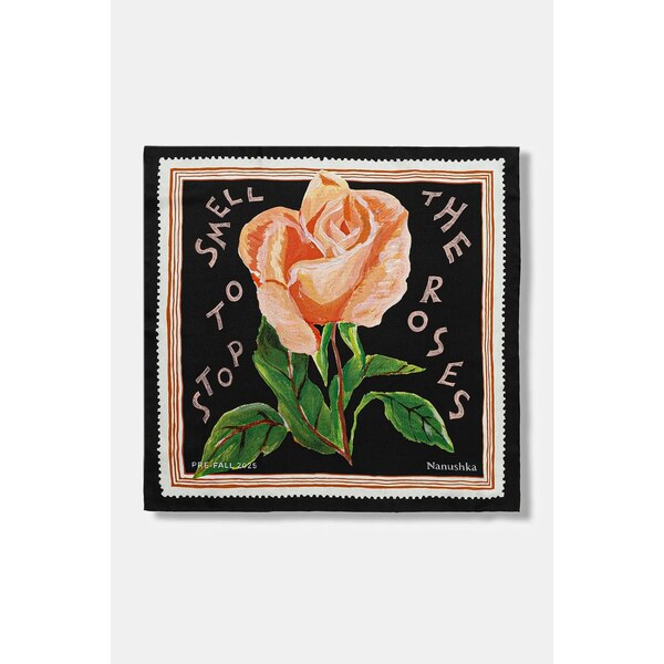 Hodvábna šatka Nanushka 65783467