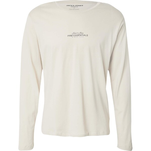 Jack & Jones Premium Tričko JPRBLACASPER sivobéžová / čierna 65365717