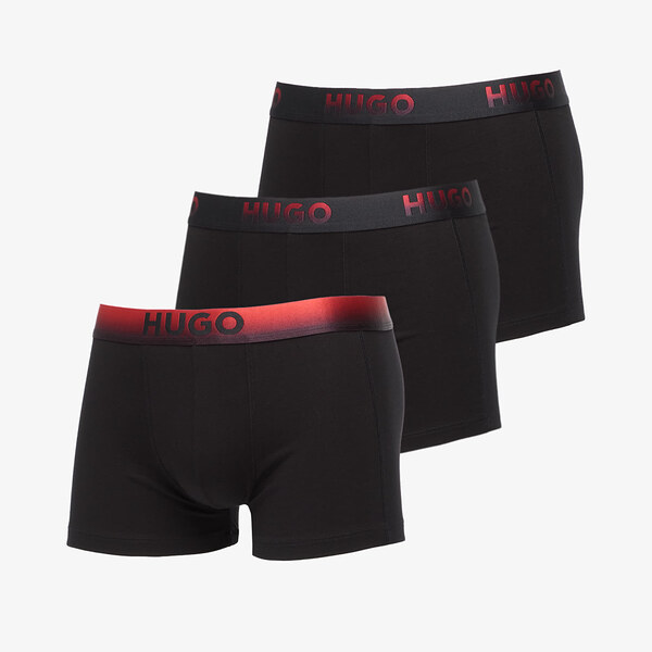 Boxerky Hugo Boss B Trunk 3-Pack Spray Black L 65783936