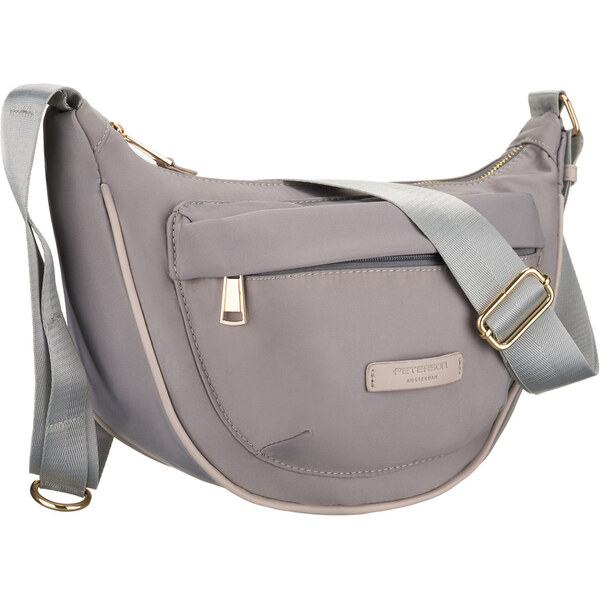Dámska šedá nylonová listová kabelka Peterson – mestská elegancia na 65785184