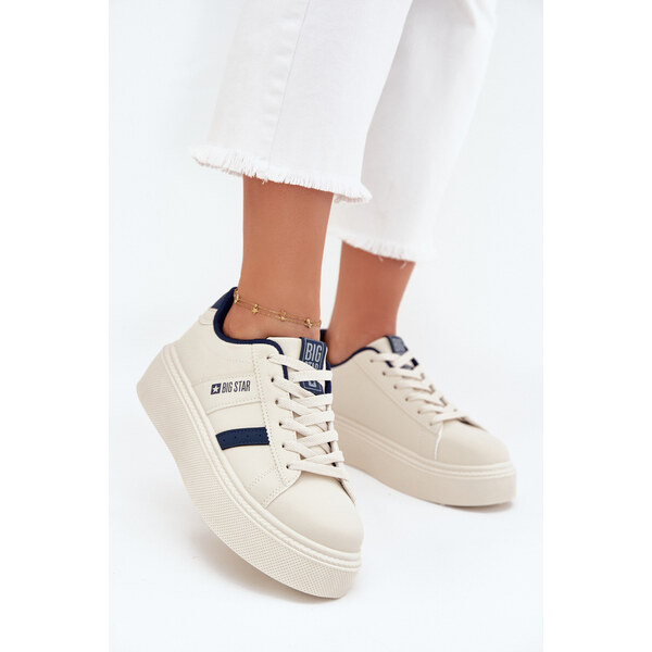 Big Star Shoes Sneakersy Damskie Na Platformie Big Star SS274347 66663608