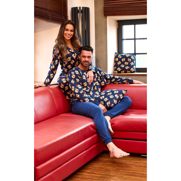 Cornette pyžamo 457/293 Teddy 6 dĺžka/r Vianoce S-2XL pánske 65786033