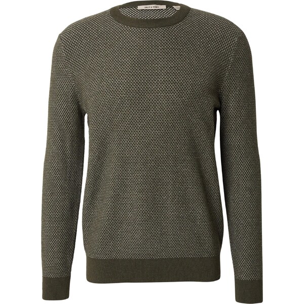 Only & Sons Sveter ONSMORGAN olivová / biela 65861799