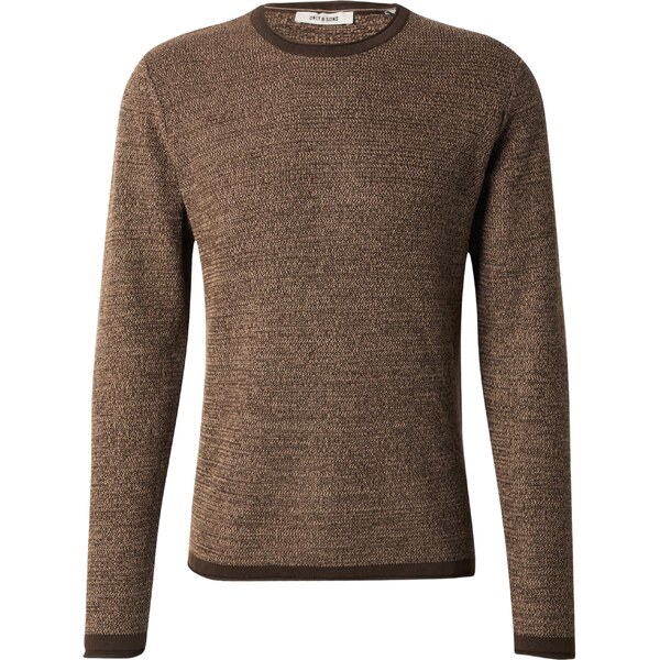 Only & Sons Sveter ONSERIC tmavohnedá 65861819