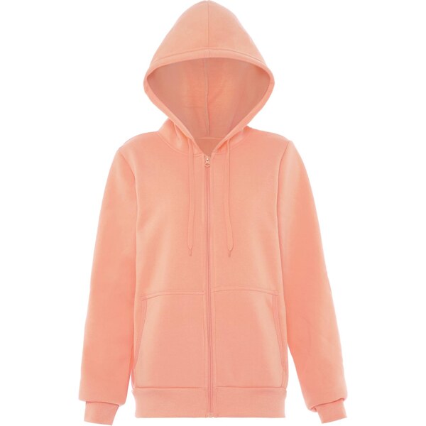 Flyweight Tepláková bunda broskyňová 65791514