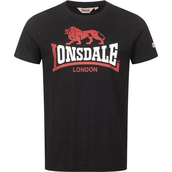 LONSDALE Tričko svetločervená / čierna / biela 65792477
