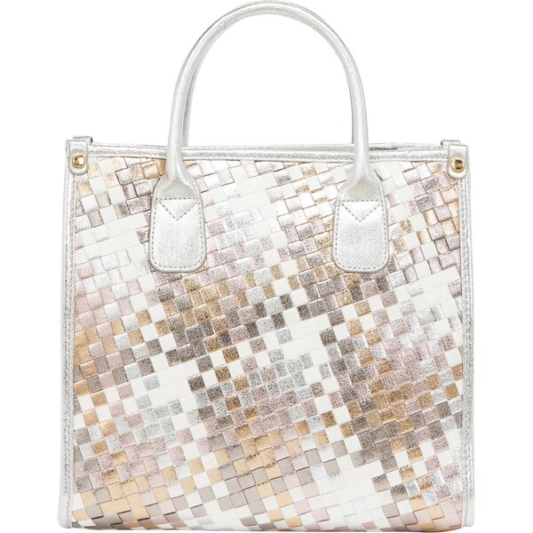 NAEMI Kabelka krémová / strieborná 65792819