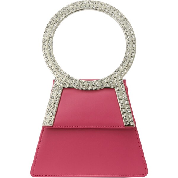 faina Listová kabelka purpurová / strieborná / priehľadná 66139843