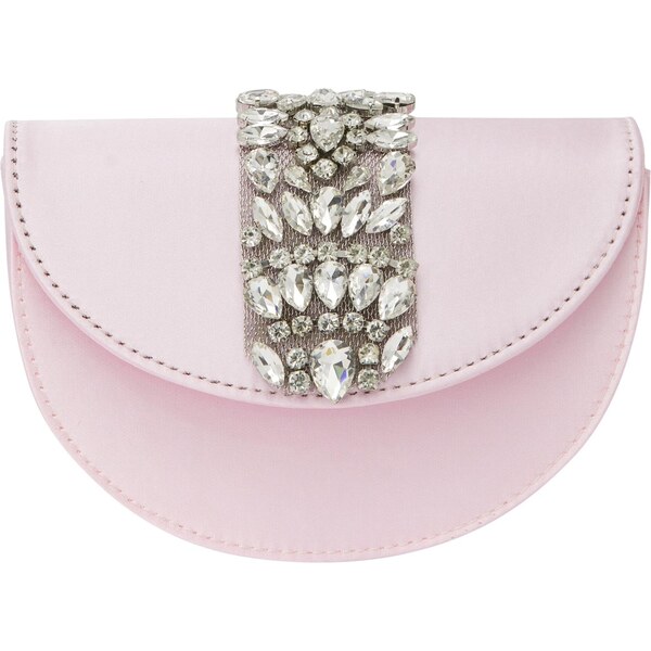 faina Listová kabelka ružová / strieborná 66140010