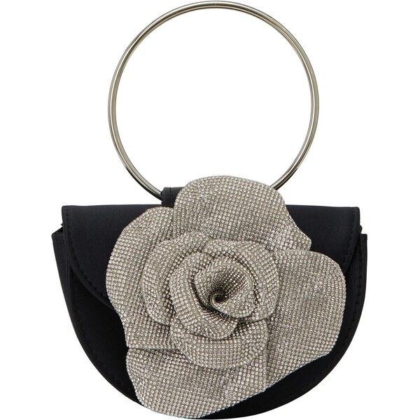 NAEMI Listová kabelka čierna / strieborná 65792845