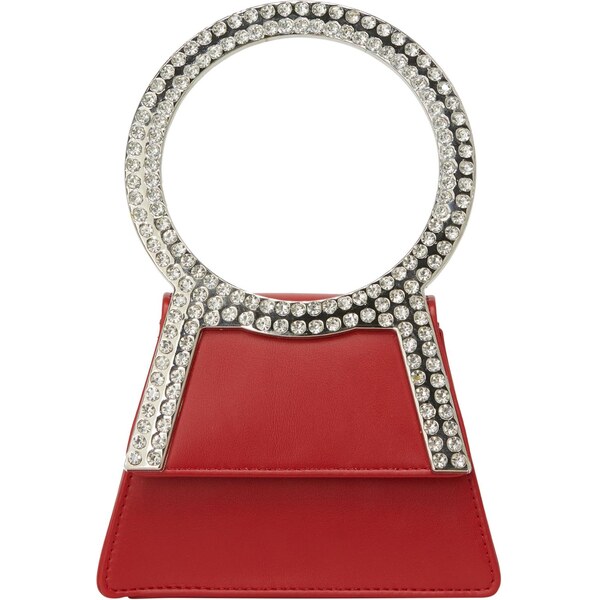 faina Listová kabelka červená / strieborná 66140226