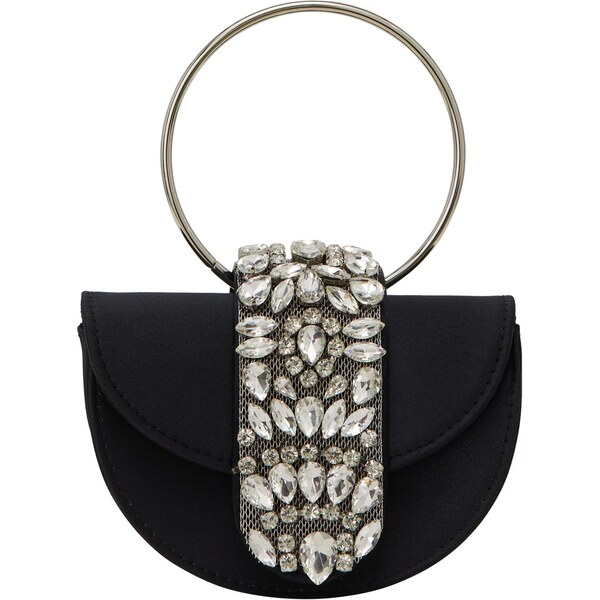 NAEMI Kabelka čierna / strieborná / priehľadná 65792970