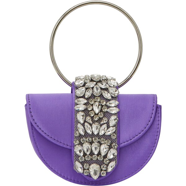 NAEMI Kabelka fialová / strieborná 65793002