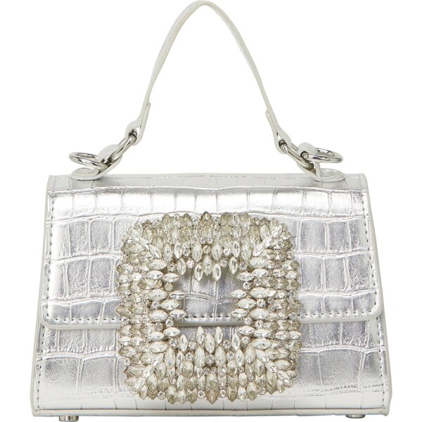 faina Kabelka strieborná / priehľadná 66139849