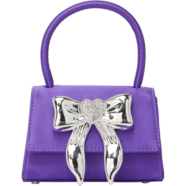 faina Kabelka modrofialová / strieborná / priehľadná 66140419