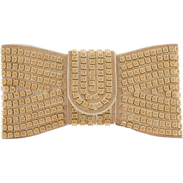 faina Listová kabelka zlatá 66140394