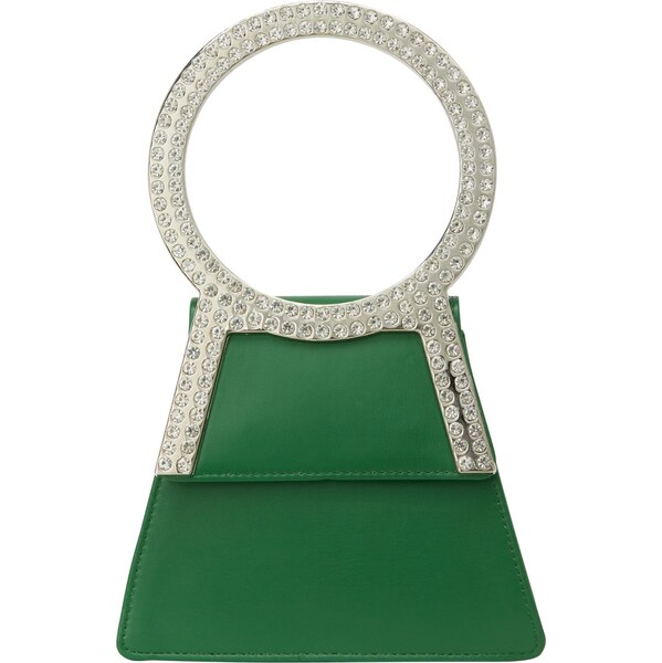 faina Listová kabelka zelená / strieborná 66140034