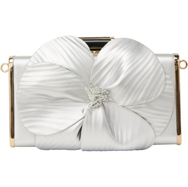 faina Listová kabelka zlatá / strieborná 66139855