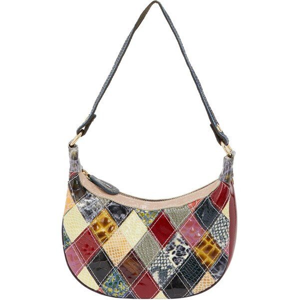 ebeeza Kabelka na rameno hnedá / žltá / červená / biela 65794221