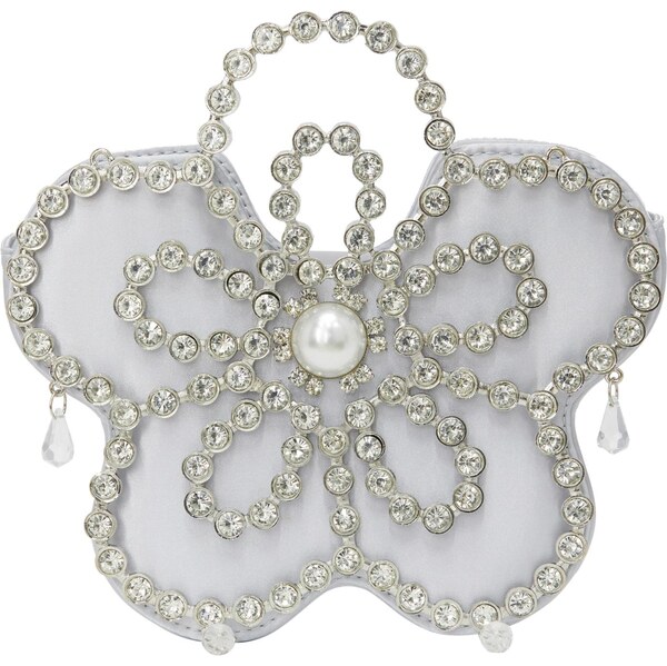 myMo at night Listová kabelka strieborná / priehľadná / biela 66139858