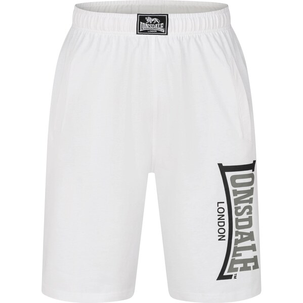 LONSDALE Nohavice Jam sivá / čierna / biela 65888128