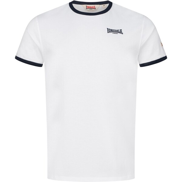 LONSDALE Tričko Trelill tmavomodrá / biela 65795352