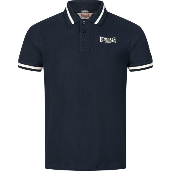 LONSDALE Tričko Causton nebielená / námornícka modrá 65795373