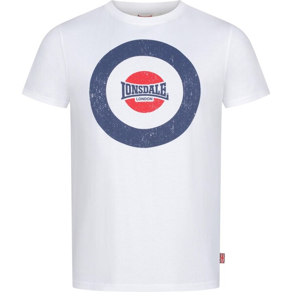 LONSDALE Tričko Trevose námornícka modrá / červená / biela 65795397