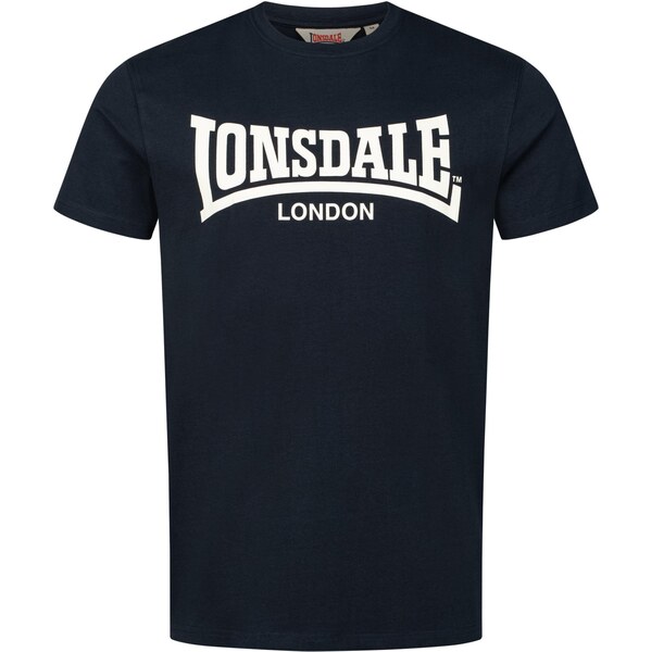 LONSDALE Tričko Fulwood námornícka modrá / biela 65795396