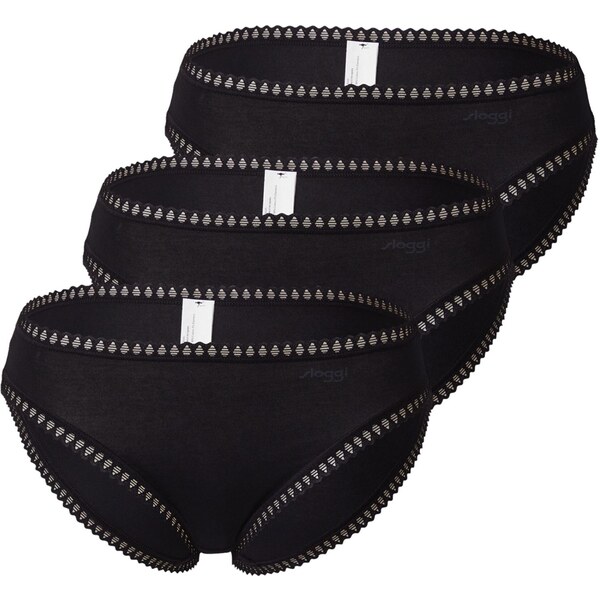 SLOGGI Nohavičky Go Crush tmavosivá / čierna 65835967