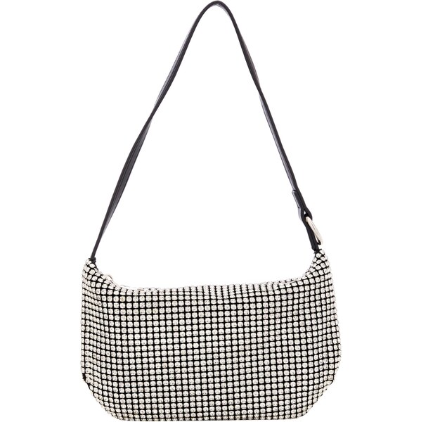 NAEMI Kabelka na rameno čierna / strieborná 65791814