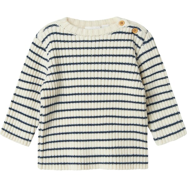 NAME IT Sveter STRIPE krémová / tmavomodrá 65796652