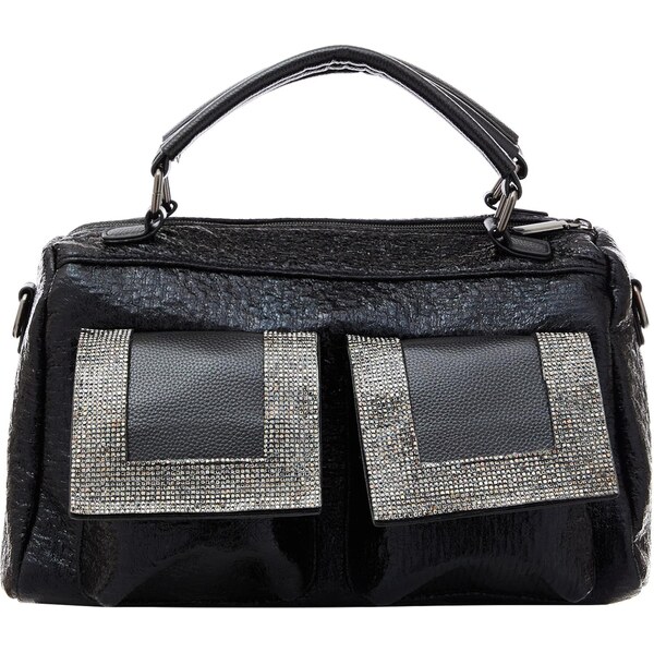 NAEMI Kabelka čierna / strieborná 65791849