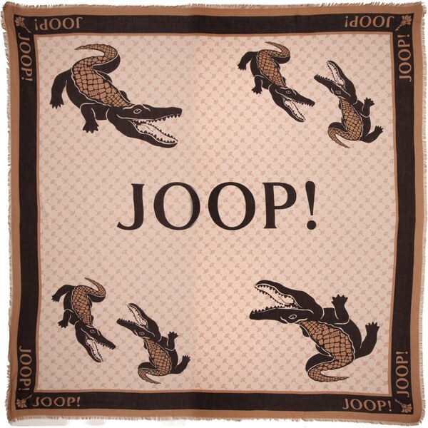 JOOP! Šál Abby béžová / hnedá / čierna 65896354