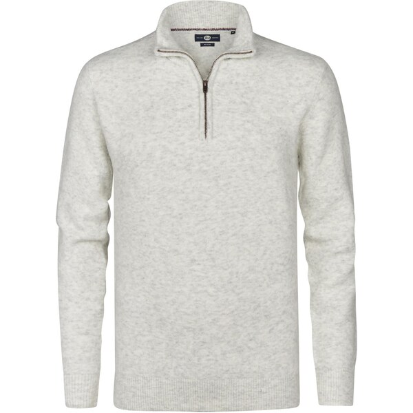 Petrol Industries Sveter biela melírovaná 65896305