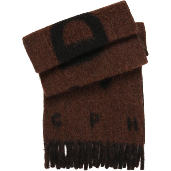 Copenhagen Studios Šál tmavohnedá / čierna 65796687