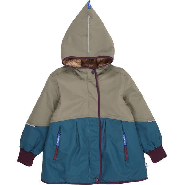 FINKID Funkčná bunda AINA MUKKA námornícka modrá / sivá / burgundská 65796819