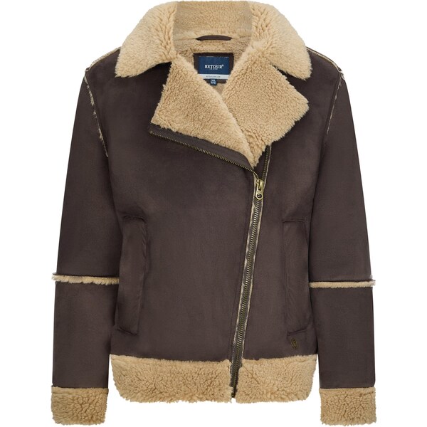 Retour Jeans Prechodná bunda Kris hnedá 65896515