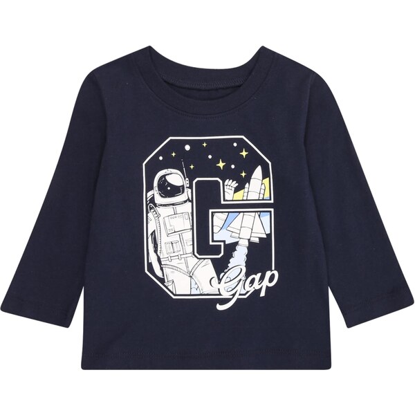 GAP Tričko námornícka modrá / pastelovo modrá / pastelovo žltá / biela 65853423