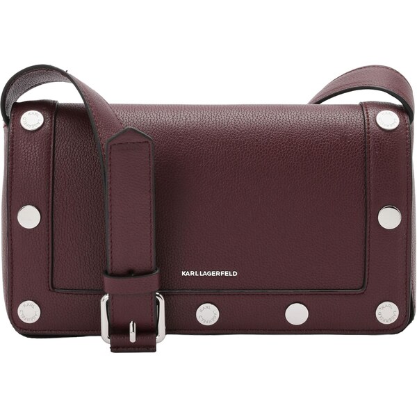 Karl Lagerfeld Taška cez rameno ROCKY MARAIS vínovo červená 65796780