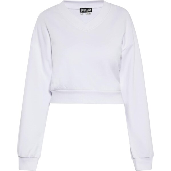 ROCKEASY Mikina biela 65792107