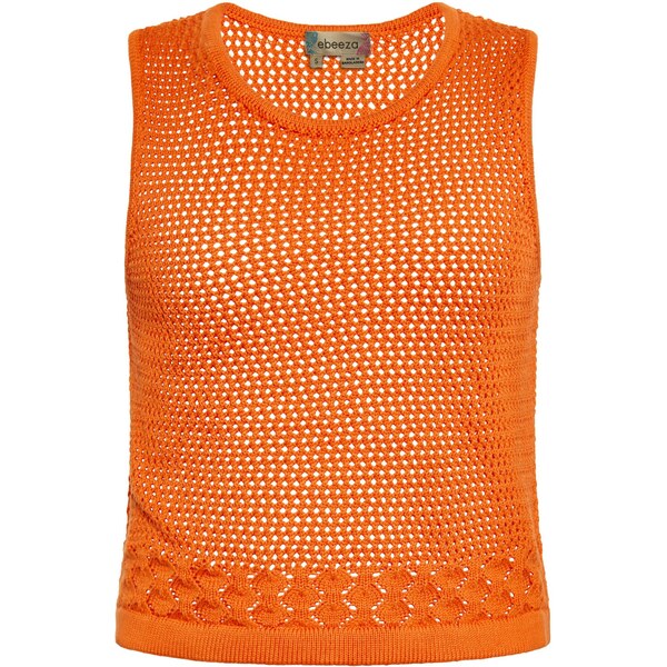 ebeeza Vyšívaný top oranžová 65871793