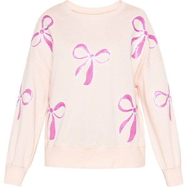 usha BLUE LABEL Mikina marhuľová / ružová / biela 66139549